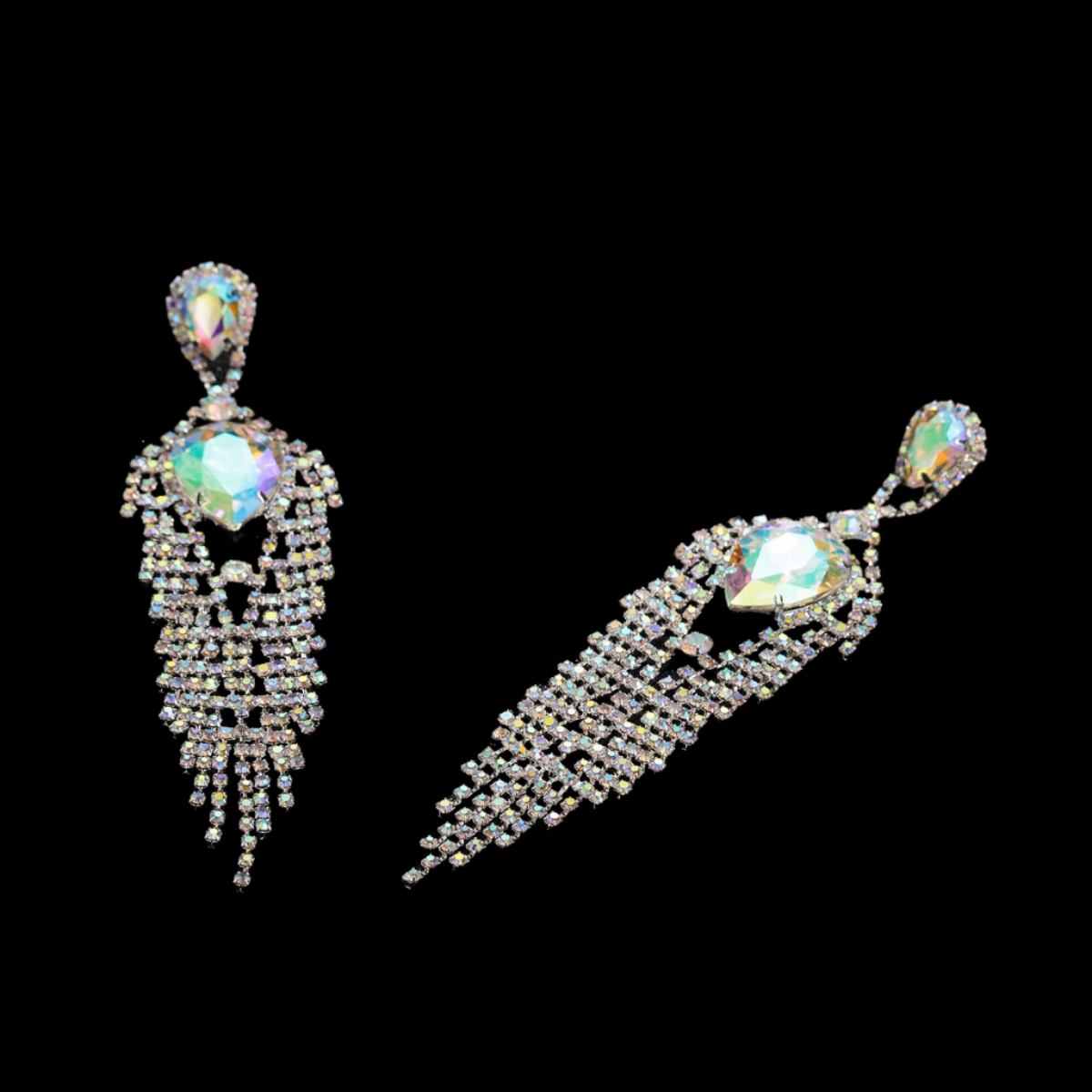 AB rhinestones earring