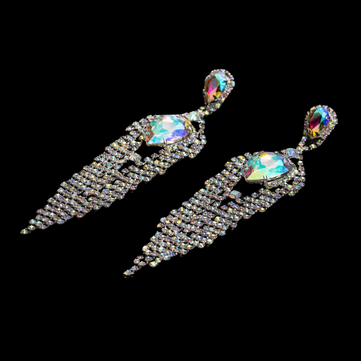 AB rhinestones earring