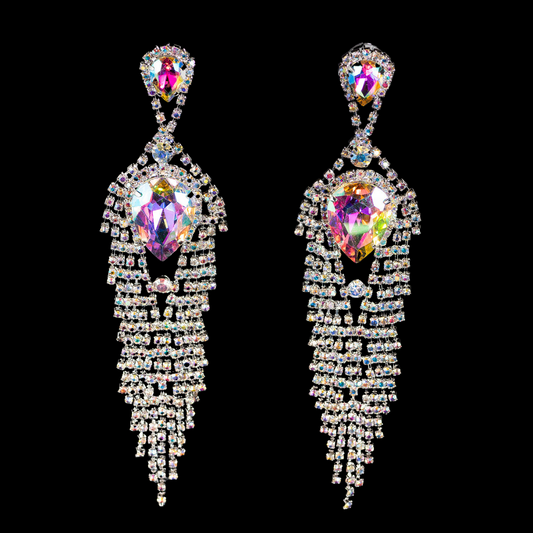 AB rhinestones earring