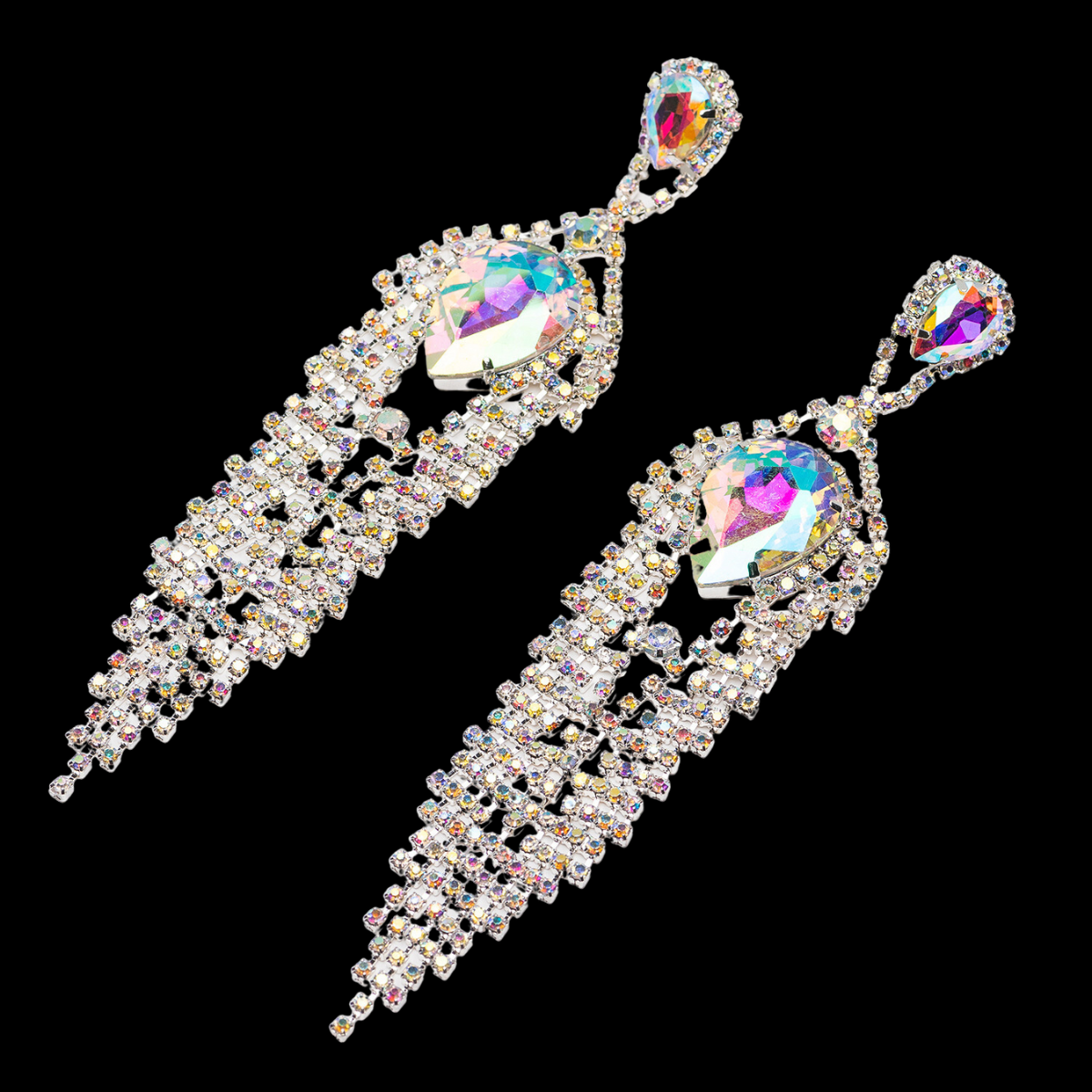 AB rhinestones earring
