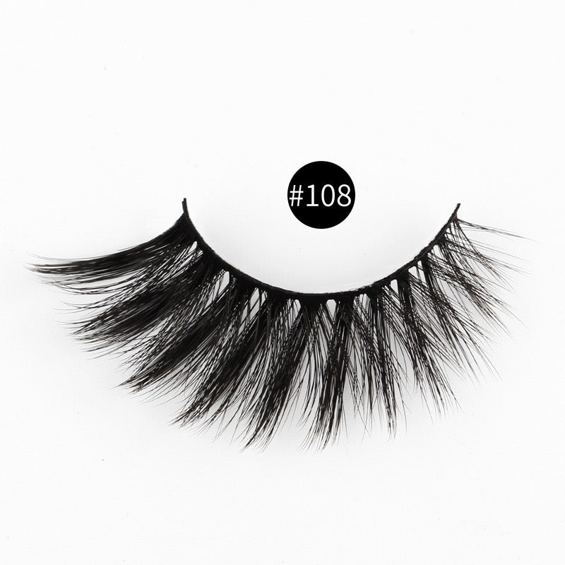 108 Fake lashes for stage