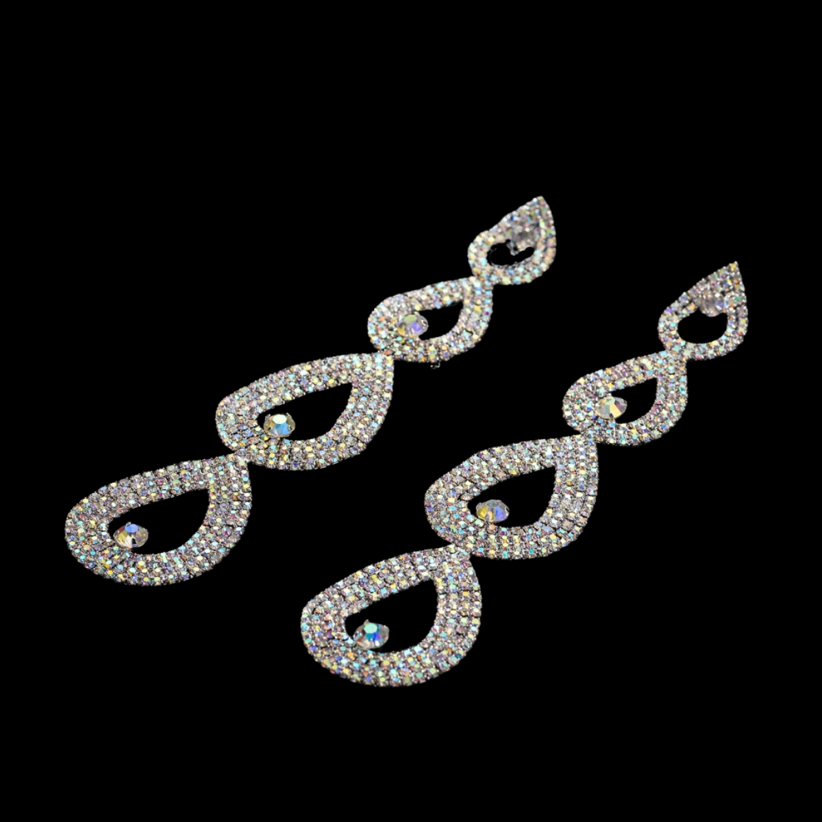 AB rhinestones earring