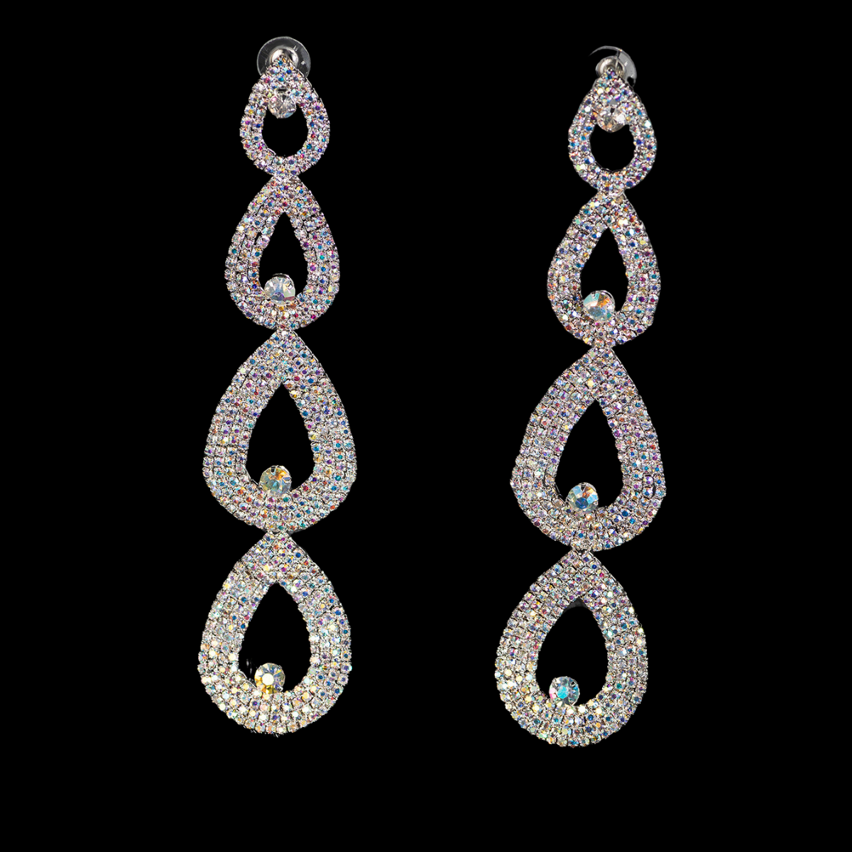 AB rhinestones earring