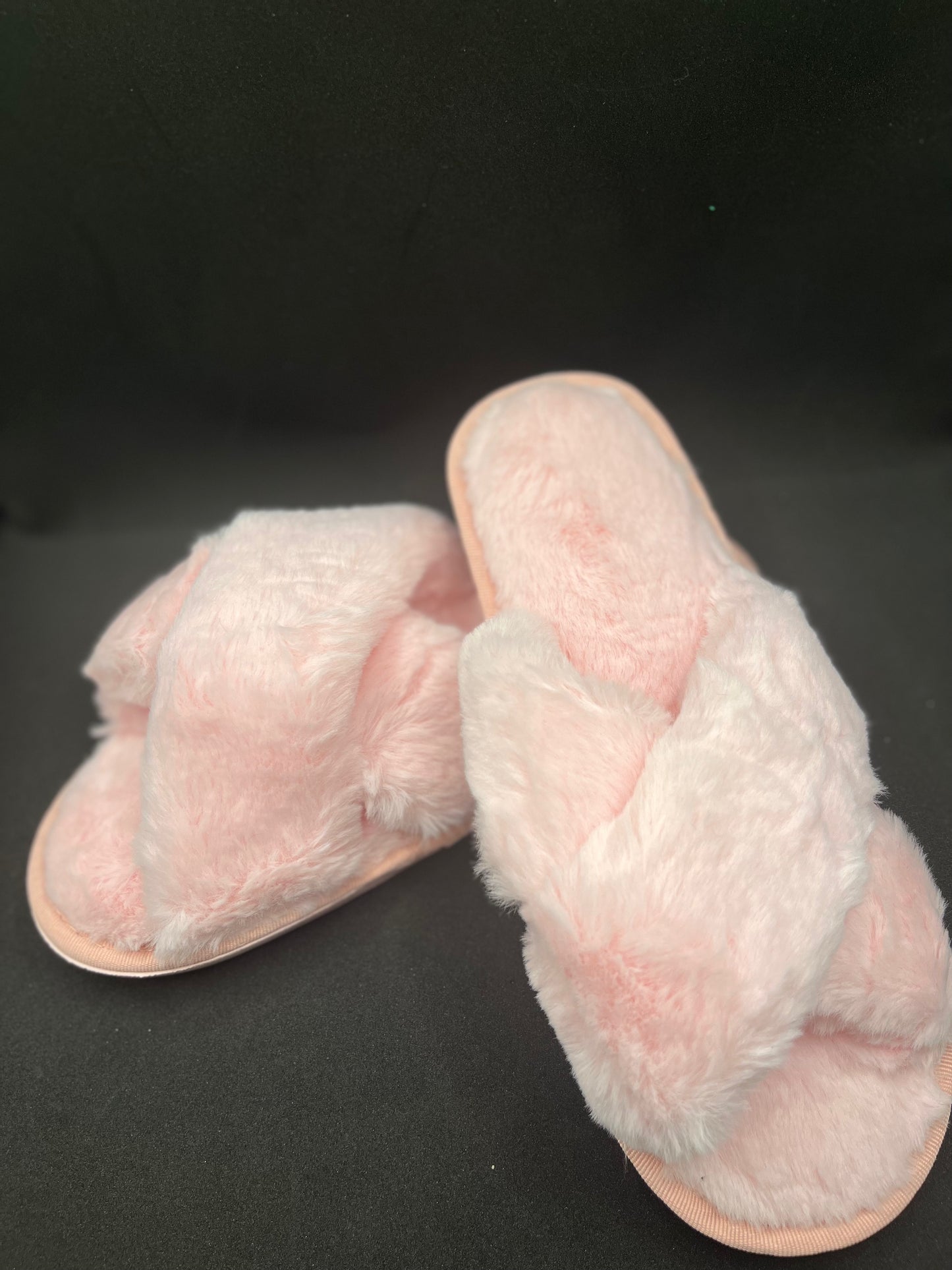 Fluffy slippers