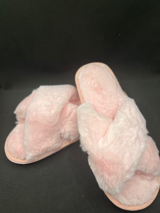 Fluffy slippers